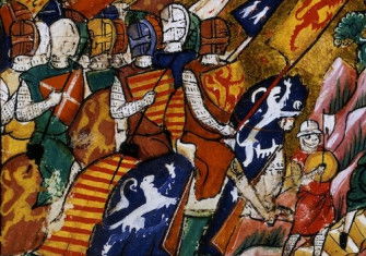 The Siege of Antioch, from the Chronicle of William of Tyre, 14th century. Heritage Images/TopFoto.