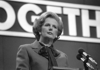 Margaret Thatcher at the Conservative Party Conference in Brighton, 1980. PA Photos/TopFoto.