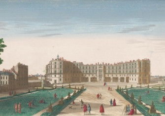 ‘View of the Château de Saint-Germain-en-Laye’, 18th-century engraving. Rijksmuseum. Public Domain.