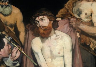 Jesus Mocked by the Soldiers, Édouard Manet, 1865. Art Institute of Chicago. Public Domain.