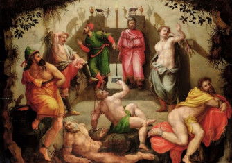Plato’s Cave, Flemish school, 16th century. Bridgeman Images.