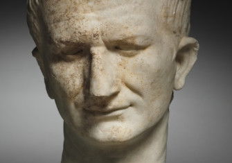 Head of the Roman Emperor Vespasian, recut from a head of Nero, c.64-79 AD. Cleveland Museum of Art. Public Domain.