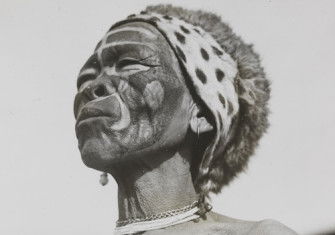 One of the members of the Kalahari deputation to petition the South African government to form a reserve, 1937. Daily Herald Archive/SSPL/Getty Images.