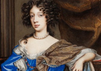Portrait of Mary of Modena, Nicholas Dixon, 1763. Art Institute of Chicago. Public Domain.