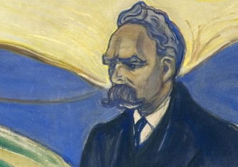 Friedrich Nietzsche, by Edvard Munch, c.1906. Tord Lund / Thielska Galleriet. Public Domain.