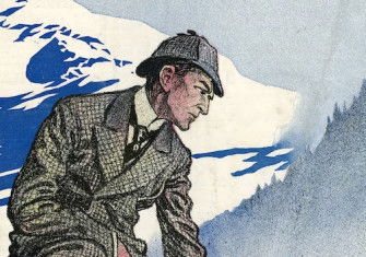The Return of Sherlock Holmes, Frederic Dorr Steele for Collier's Magazine, 1903. University of Minnesota Libraries, Special Collections and Rare Books. Public Domain.