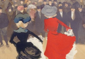 A quadrille at the Moulin-Rouge, Louis Abel-Truchet, 1902. Musée Carnavalet, Histoire de Paris. Public Domain.
