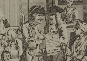 The Oxford Gazette, November 1665. Trustees of the British Museum.