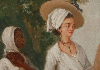 Planter and his Wife, with a Servant, Agostino Brunias, c.1780. Yale Center for British Art, Paul Mellon Collection. Public Domain.