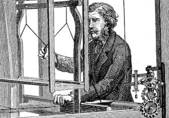 Jacquard loom, 1876. Heritage Images/TopFoto.