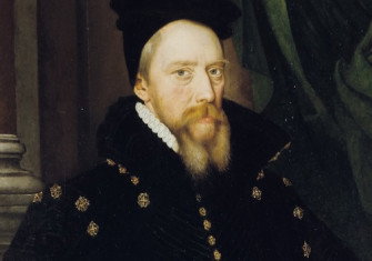 William Cecil, 1st Baron Burghley, by Hans Eworth, c.1565. Bridgeman Images.