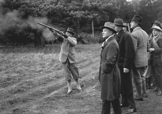 George V shooting at Sandringham, 1928. PA Photos/TopFoto.