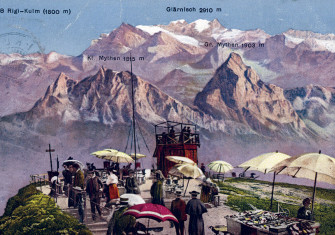 Summit of Rigi-Kulm, Switzerland, c.1900.