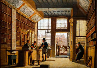 The Bookshop by Johannes Jeigerhuis, 1820