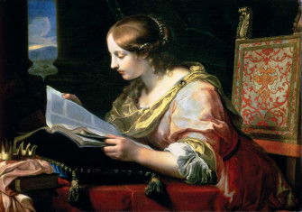 Saint of female learning: Catherine of Alexandria, by Onorio Marinari, c.1670 © Wallace Collection, London/Bridgeman Images