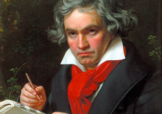 Portrait of Beethoven by Joseph Karl Stieler, 1820