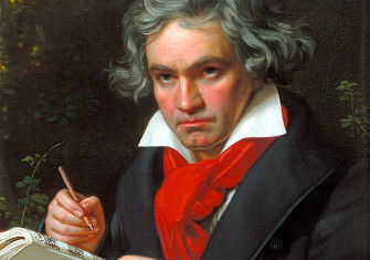 Portrait of Beethoven by Joseph Karl Stieler, 1820