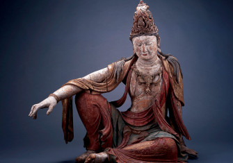 Seated Bodhisattva, Avalokiteśvara, or Guanyin, China, 11th century.