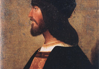 Profile portrait of Cesare Borgia in the Palazzo Venezia in Rome, ca. 1500–10