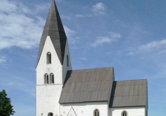 Tofta Church, one of the island's many iconic, well-preserved medieval churches.