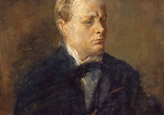 Portrait of Churchill by Ambrose McEvoy