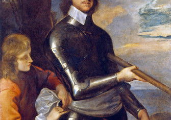 Oliver Cromwell c. 1649 by Robert Walker