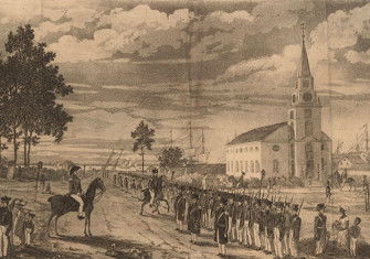 Illustration of the Demerara rebellion of 1823