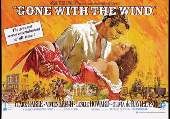 1939 US poster for Gone with the Wind