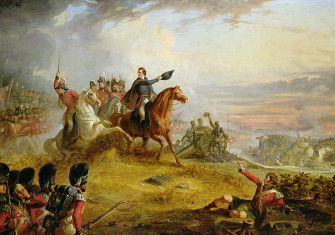 Thomas Jone Barker, 'An Incident at the Battle of Waterloo in 1815'.