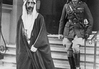 Betrayed by the British: King Feisal of Iraq on a visit to to London, November 1927.