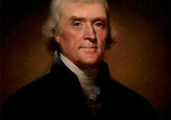 Portrait of Thomas Jefferson by Rembrandt Peale