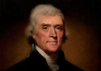 Portrait of Thomas Jefferson by Rembrandt Peale