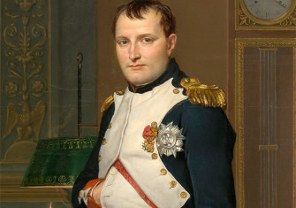 Detail from 'The Emperor Napoleon in His Study at the Tuileries', by Jacques-Louis David, 1812