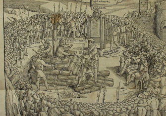 Latimer Ridley Foxe burning