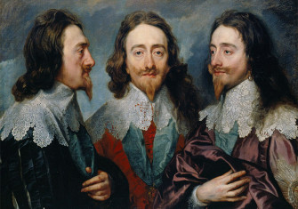 Charles I in Three Positions by Anthony van Dyck, 1635–36