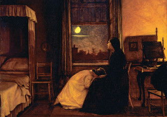 The second painting in Augustus Leopold Egg’s Past and Present trilogy.