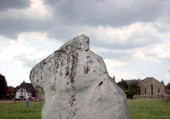 Standing stone at Avebury. Photo by Eleanor Warren. 