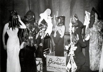 Parisian members of the Cagoule at a party celebrating the terrorist organisation's activities, December 3rd, 1937