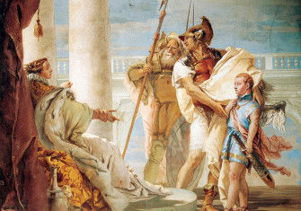 Aeneas Introducing Cupid Dressed as Ascanius to Dido, by Giambattista Tiepolo, 1757.