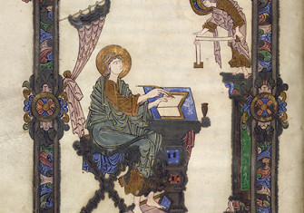 The word of God: St Matthew depicted in the Grimbald Gospels, Canterbury, c.1010