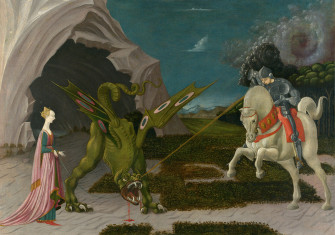 Saint George and the Dragon, by Paolo Uccello, c.1470.