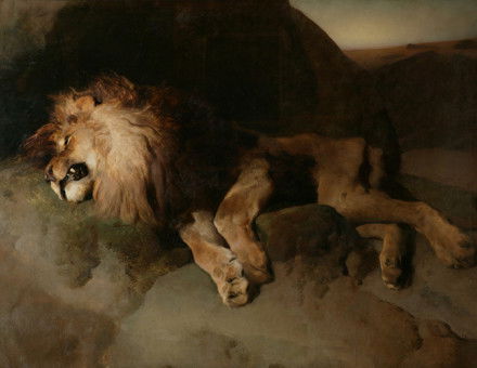 The Desert, or A Fallen Monarch,  by Edwin Landseer, 1849.