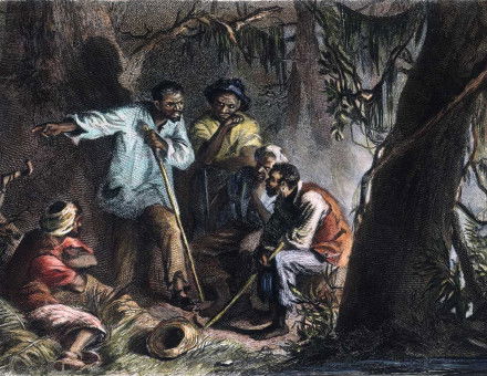 Prophet: Nat Turner with his allies, engraving, 1863, after Felix Darley.