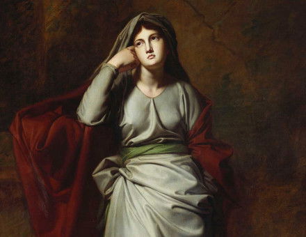 Melancholy: A Female Figure, by George Romney, 18th century © Bridgeman Images.