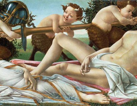 Venus and Mars, by Sandro Botticelli, c.1485, National Gallery, London.
