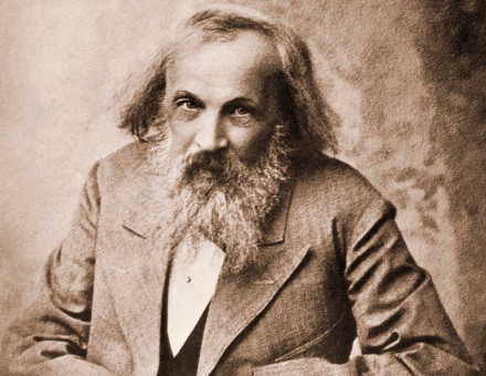Russian chemist Dmitri Mendeleev (1834-1907).