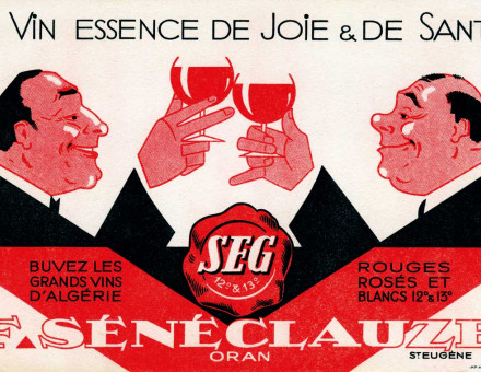 Advertisement for wine grower F. Sénéclauze, 20th century © Patrice Cartier/Bridgeman Images. 