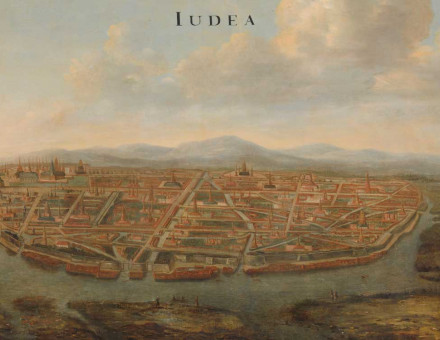 View of Judea, the Capital of Siam, Johannes Vinckboons (attributed to), c. 1662 - c. 1663