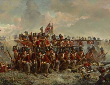 The 28th Regiment at Quatre Bras