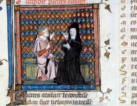 Abelard and Heloise, from the Roman de la Rose, c.1460.